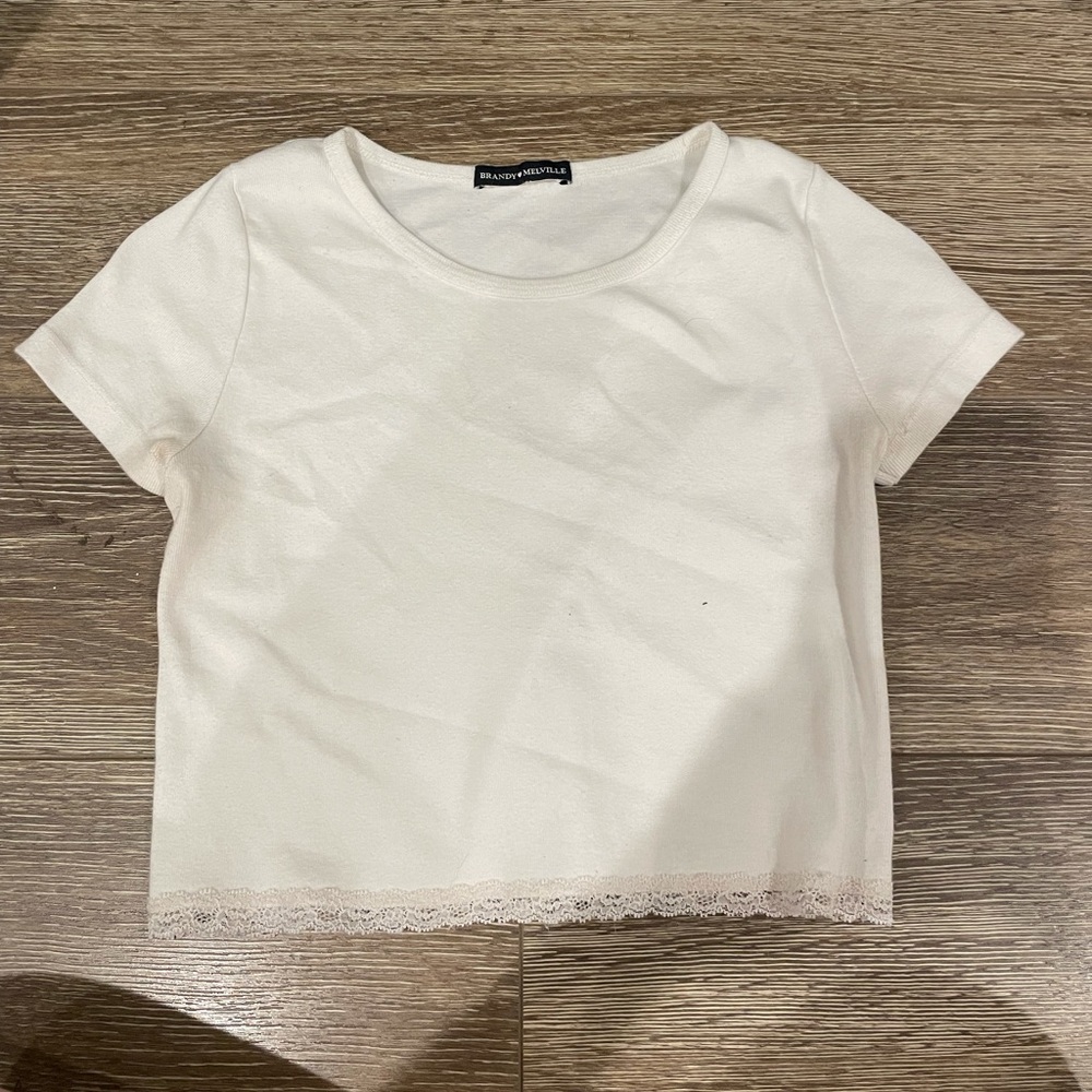 Brandy white tee